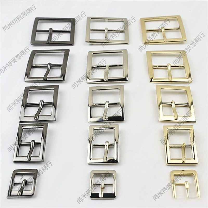 Фурнитура для сумок, квадратная пряжка с квадратным штифтом, пряжка для сумки квадратной формы, пряжка для регулировки ремня сумки, пряжка для обуви, пряжка для ремня