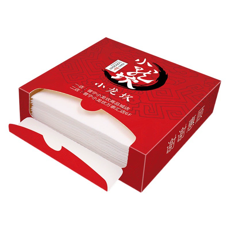 Салфетка индивидуальный логотип для печати реклама квадратная коробка бумажное полотенце индивидуальный ресторан отель квадратная бумага в штучной упаковке бумага для рисования Индивидуальные