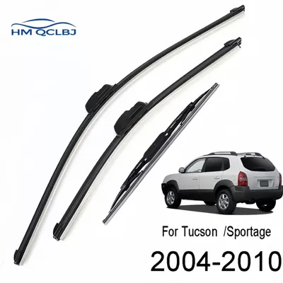 Front Rear Windshield Wiper Blade Set for Hyundai Tucson Jm Kia Sportage Jekm 2005 2