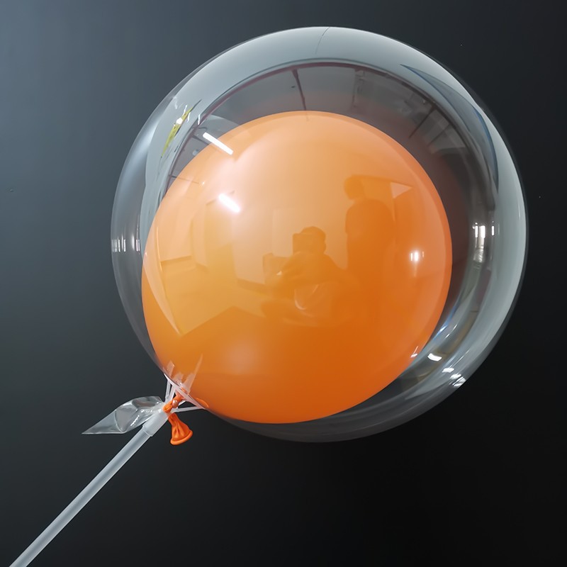 ¡Ola bola Rod Holder 40cm70cm onda bola Rod película de aluminio globo varilla titular accesorios transparente helado fábrica al por mayor!