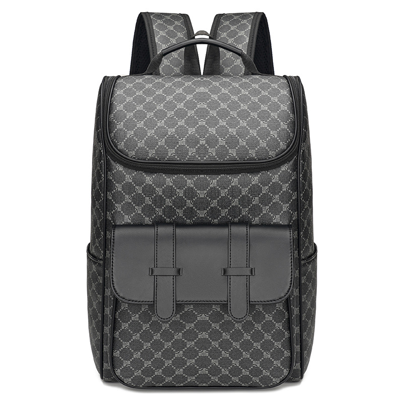 Mochila de negocios para hombre de tendencia transfronteriza de gran capacidad, anti-salpicaduras, mochila para computadora de viaje multifuncional para hombre al aire libre