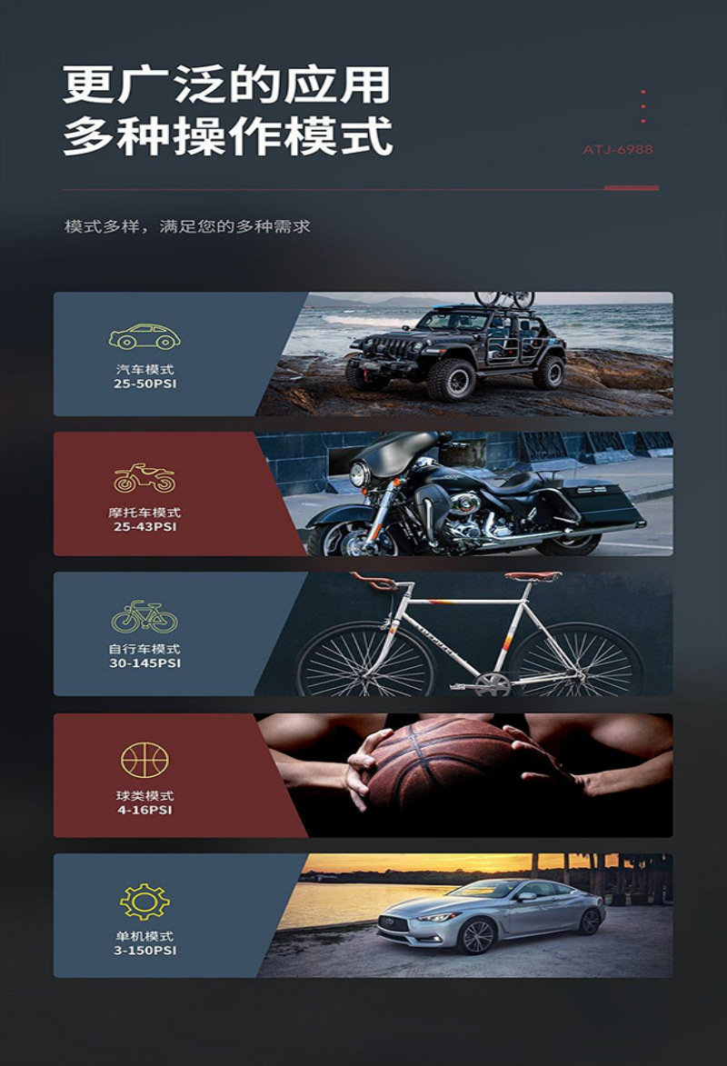 Car Inflatable Pump Portable Electric Inflatable Charging Treasure Car Tire Bicycle Home Car Dual-use Wireless Cross-border