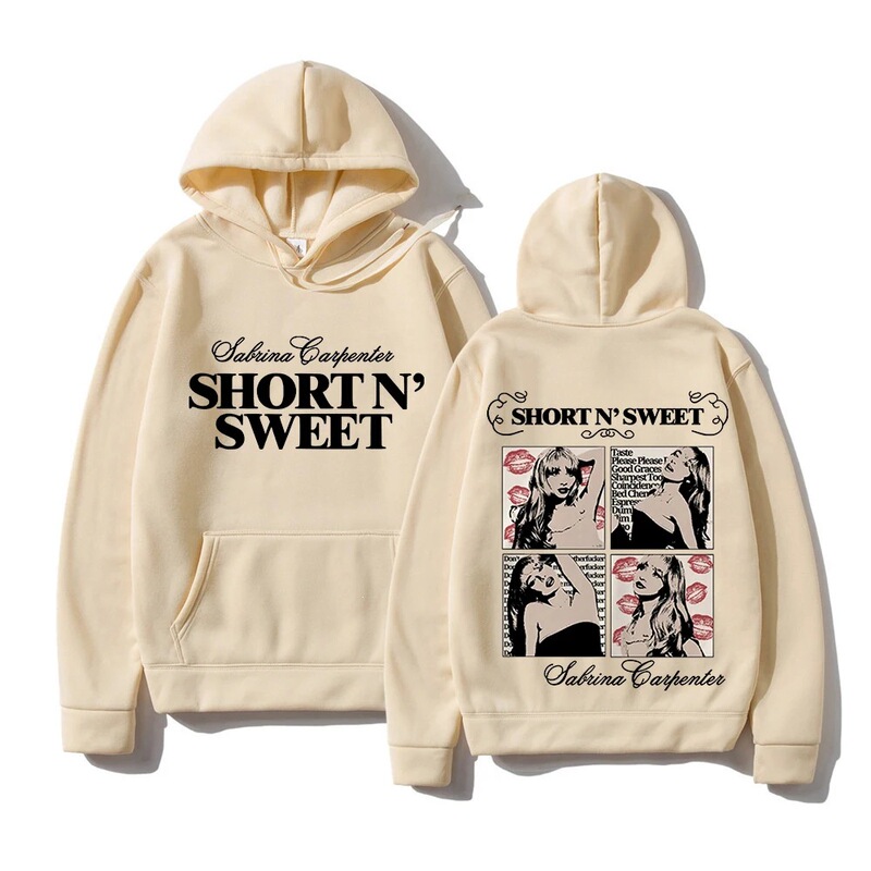 Sabrina Carpenter Short N' Sweet Sweatshirt Men's Streetwear Aesthetic Casual Sweatshirt Unisex Autumn Winter Sabrina Carpenter Short N' Sweet Sweatshirt Men's Streetwear Aesthetic Casual Sweatshirt Unisex Autumn Winter