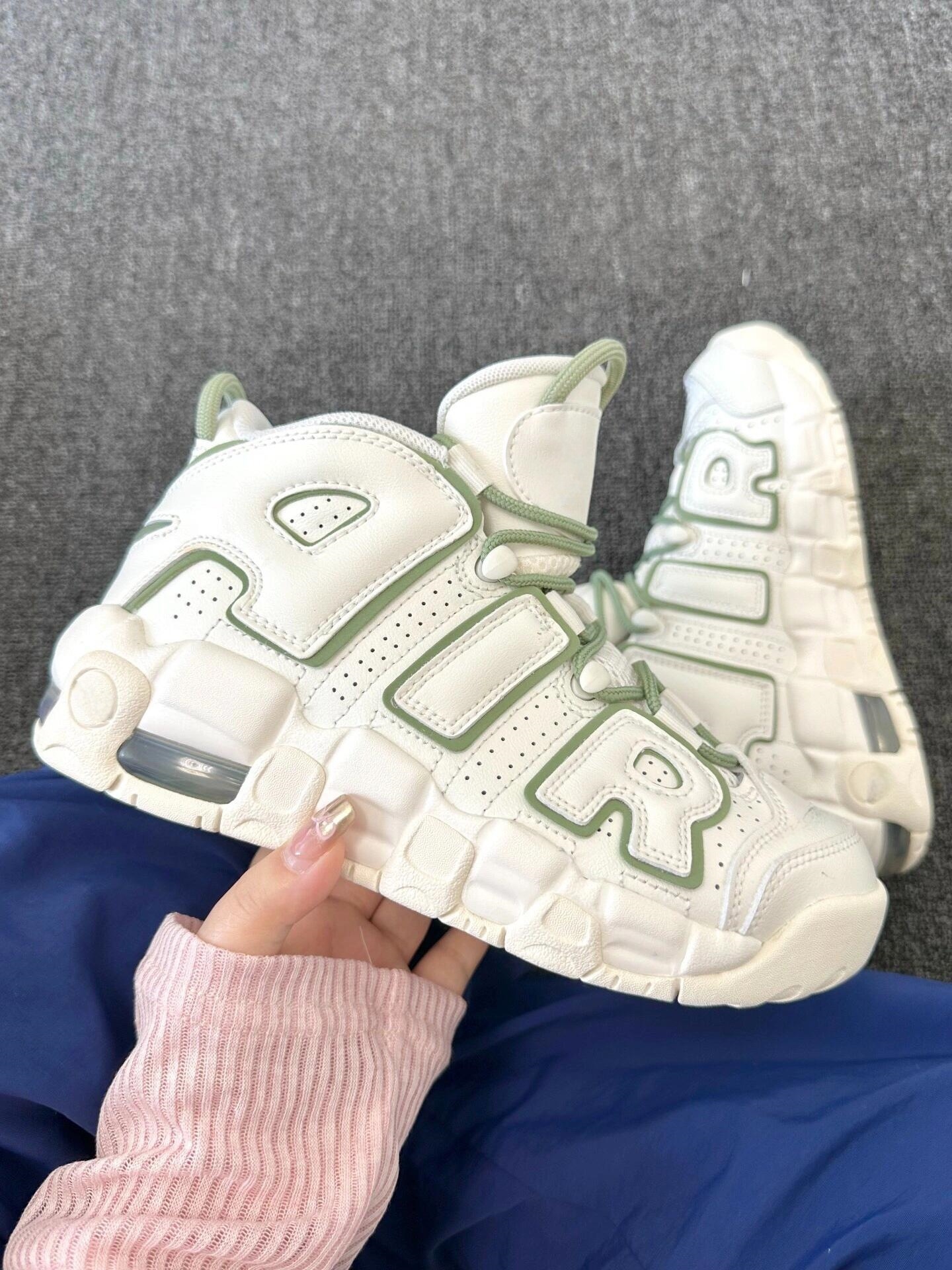 Zapatos Putian Big Pippen Air panda platino corriendo colchón de aire con suela gruesa zapatos de baloncesto de ocio para hombres y mujeres versión superior