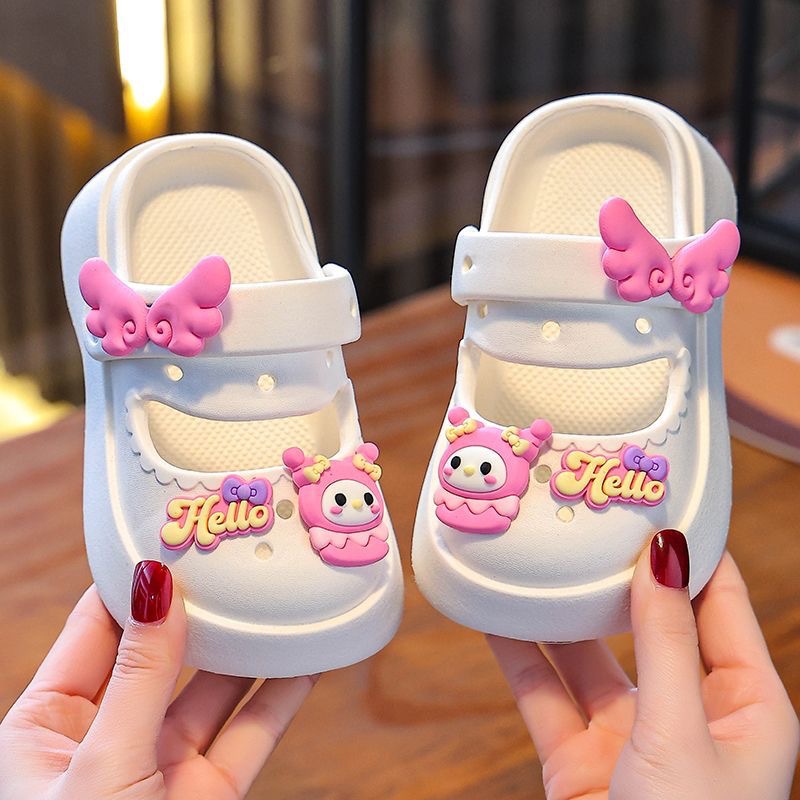 Children's Shoes Girls' Children's Mary Jane Croc Shoes Women's Cute Sweet Princess Shoes Children's Sandals Children's Slippers Women's