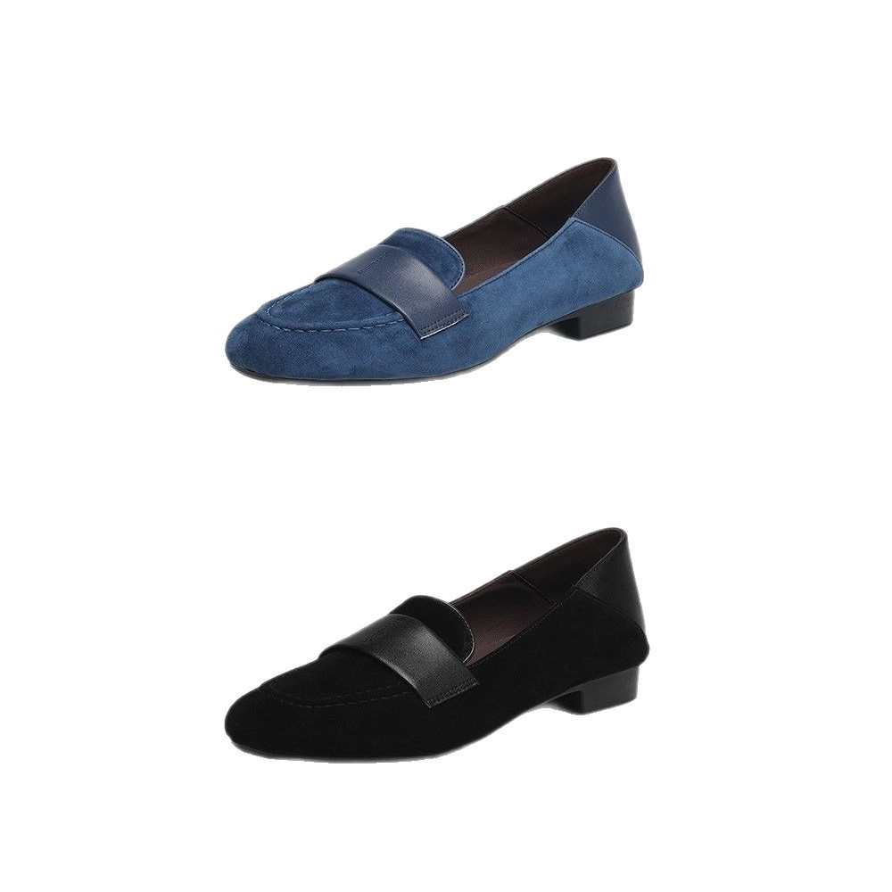 2026 cabeza redonda superficial primavera y verano zapatos de solos zapatos flojos zapatos de moda de mujer resistentes al desgaste