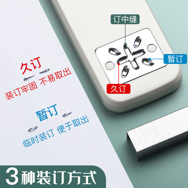 有力なホッチキスの事務用回転可能な学生用ホッチキスの大きなサイズで厚い本を注文する家庭用多機能|undefined