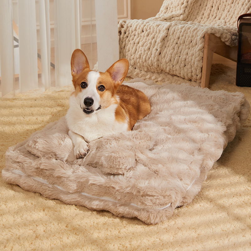 Perrera de fábrica personalizada, desmontable y lavable, almohadilla para gatos cálida de invierno, perrera, cama para perros de tamaño mediano, almohadilla para perros gruesa y cálida