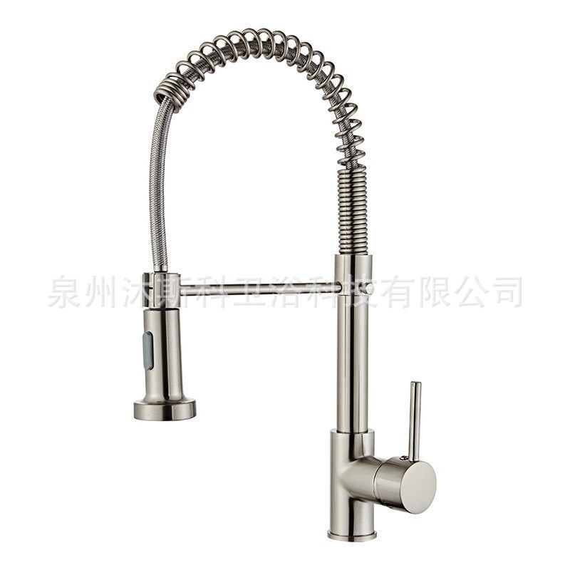 Grifo de cocina transfronterizo lavabo universal grifo de agua fría y caliente fregadero al por mayor de comercio exterior soporte de resorte grifo de cocina image 7