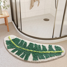 浴室吸水地墊芭蕉樹葉防滑洗手間家用腳墊廁所門口衛生間ins地毯