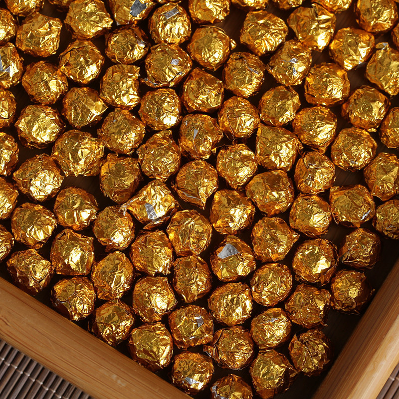 批发普洱茶糯香茶膏糯米香熟茶古树宫廷普洱散茶碎银子勐海茶区