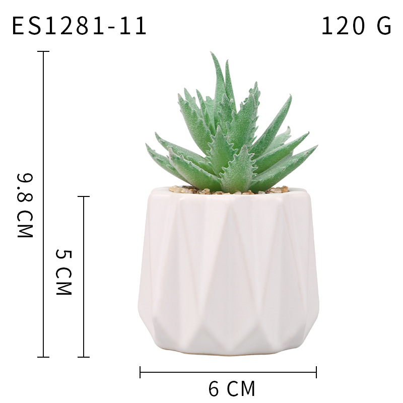 Pequeña ola al por mayor taza tipo simulación planta suculenta nórdico Muebles de Oficina Decoración fresca nuevo producto