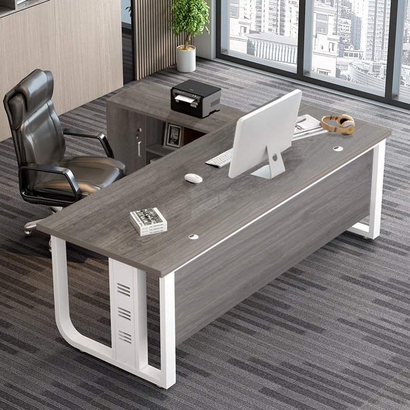 Modern Minimalist Office Desk Executive Desk Studio Desk Cabinet Combination Staff Computer Desk