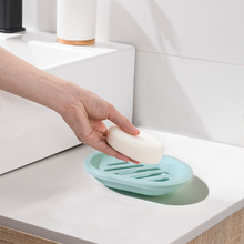 厂家批发波浪肥皂盒创意肥皂架 塑料沥水香皂盒轻便洗脸皂托 跨境
