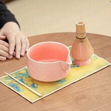 跨境日式抹茶茶道百本立带嘴茶碗宋代点茶器茶筅立套装抹茶套装