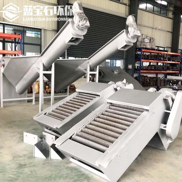 防臭罩回转式格栅除污机GSHZ-800带护罩式机械电动耙齿式捞渣机