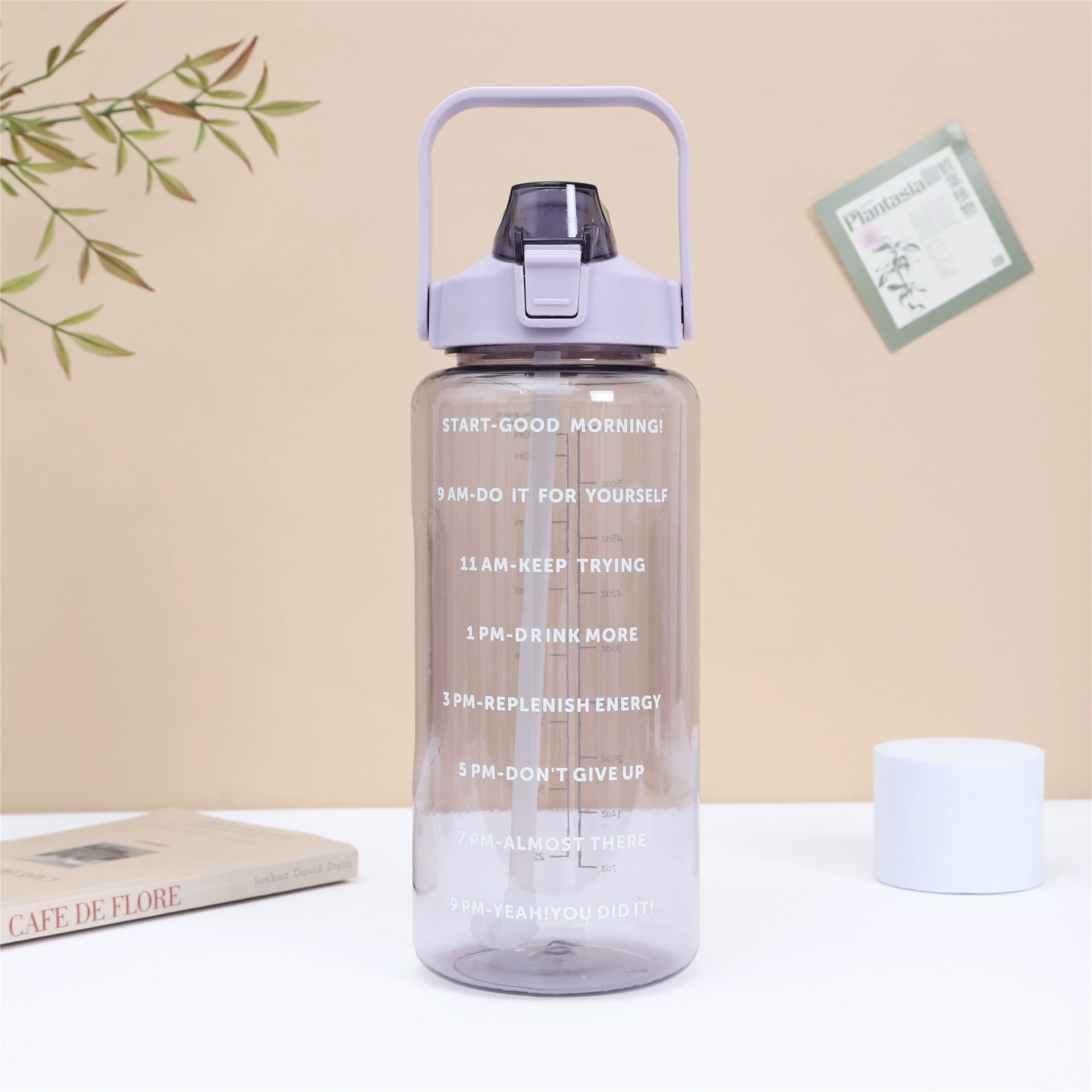Plastic space travel sports bottle