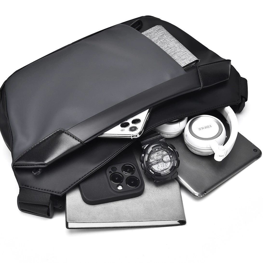 Shoulder bag, men's chest bag for leisure