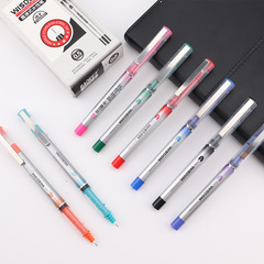Baoke BK118 straight liquid water-based syringe pen student color water pen signature 8-color 0.5mm quick-drying ball pen