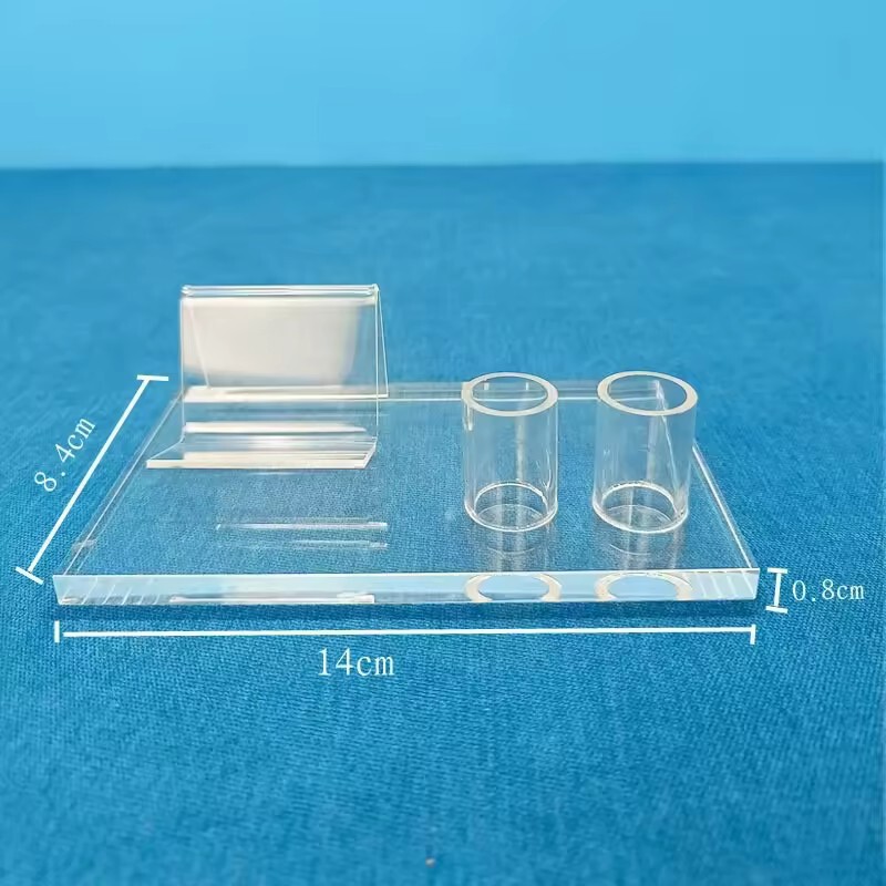 Customized Acrylic Headphone Display Rack Table Clip Ear Hook Earplug Bracket Tws Wireless Sports Bluetooth Headset Bracket