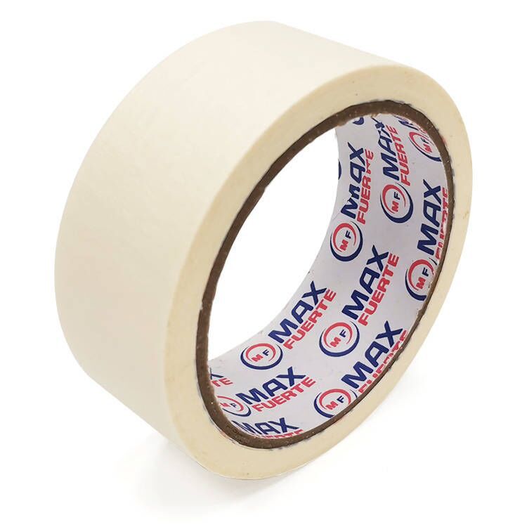 Cinta de papel enmascaramiento blanco medio y alto Adhesivo de pared de papel crepé sin costura que cubre la decoración de papel enmascarado triturado al por mayor