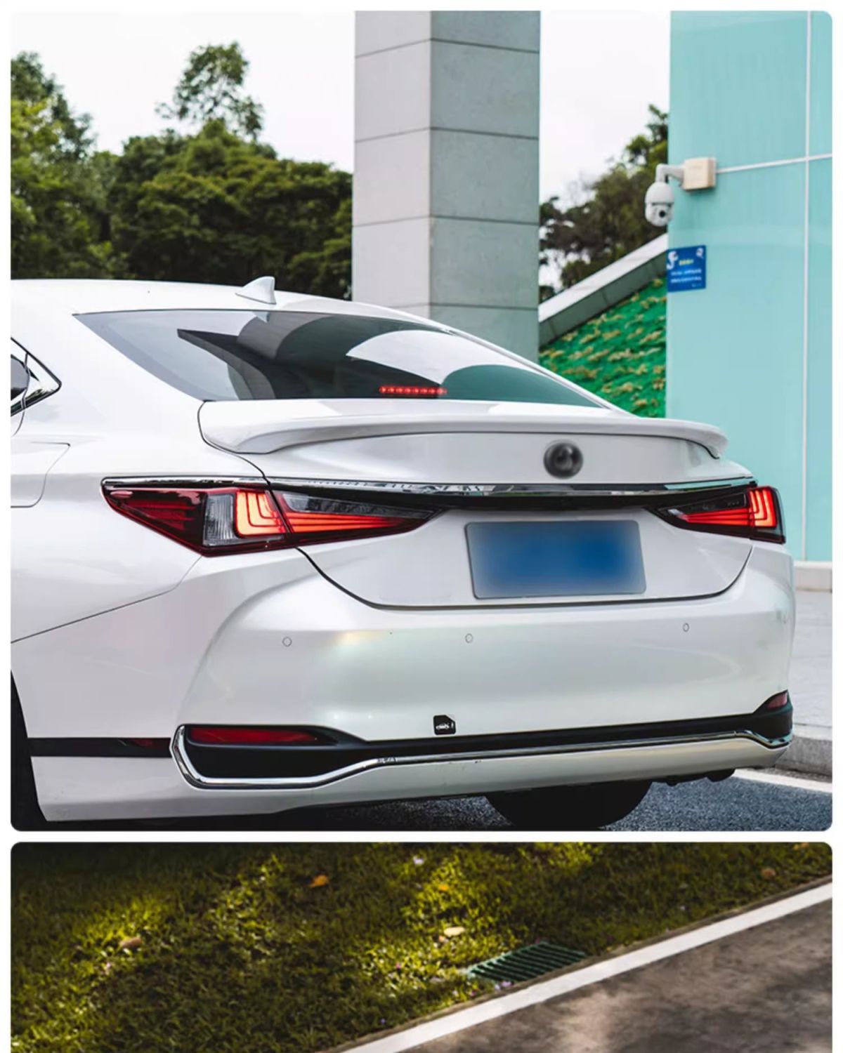 Suitable for Lexus ES200 tail ES260ES300h modification high-end sports tail accessories decoration
