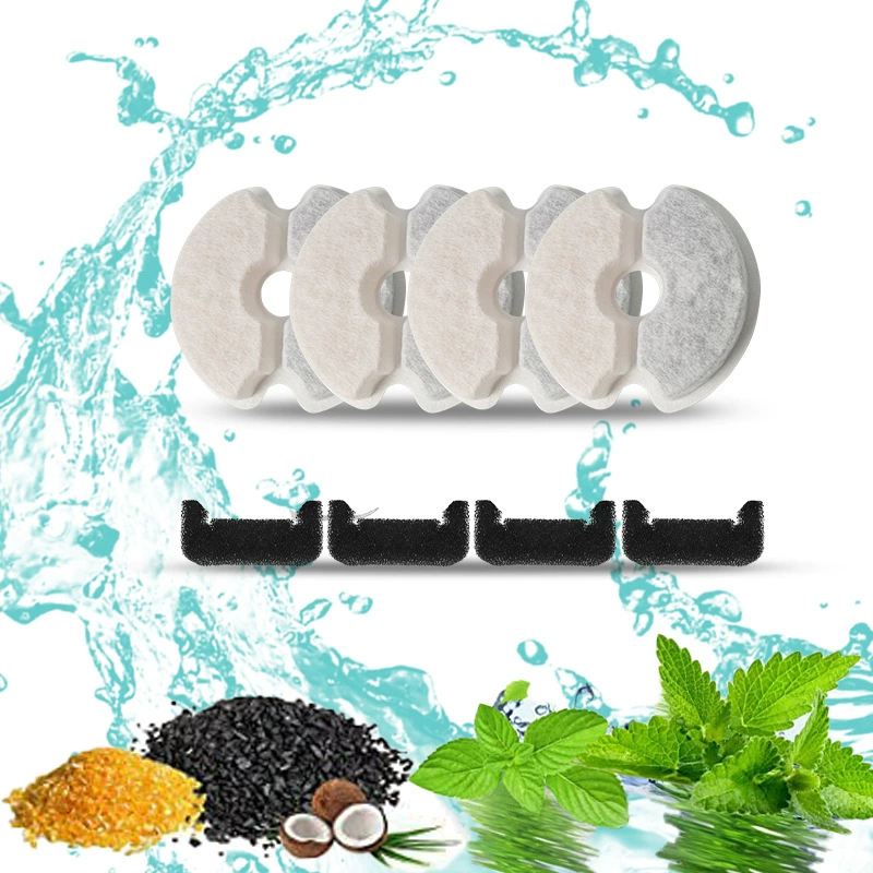 Питьевая вода для домашних животных Фильтрующий элемент с активированным углем топор рот кошачий водяной питатель с активированным углем фильтр губной ваты производитель