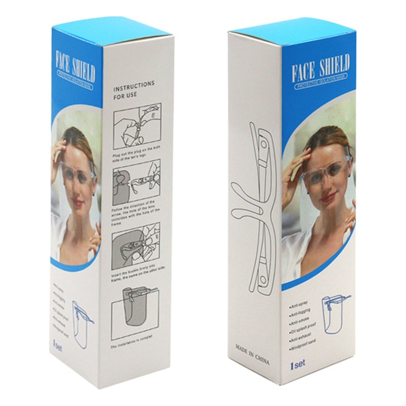 Ropa neta nueva cocina ajustable a prueba de aceite a prueba de salpicaduras pantalla facial transparente anti-espuma gafas montadas en la cabeza marco máscara protectora