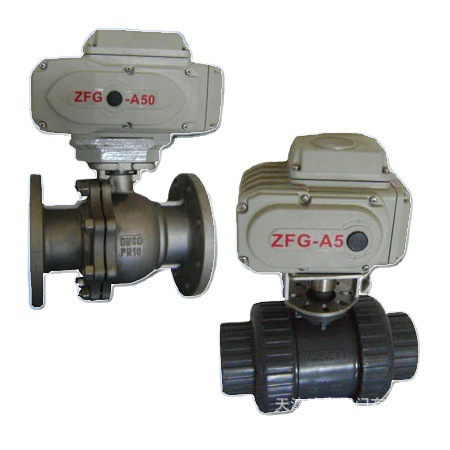 厂家批发 天津迪海PVC电动球阀  PPR电动蝶阀 PPH电动球阀