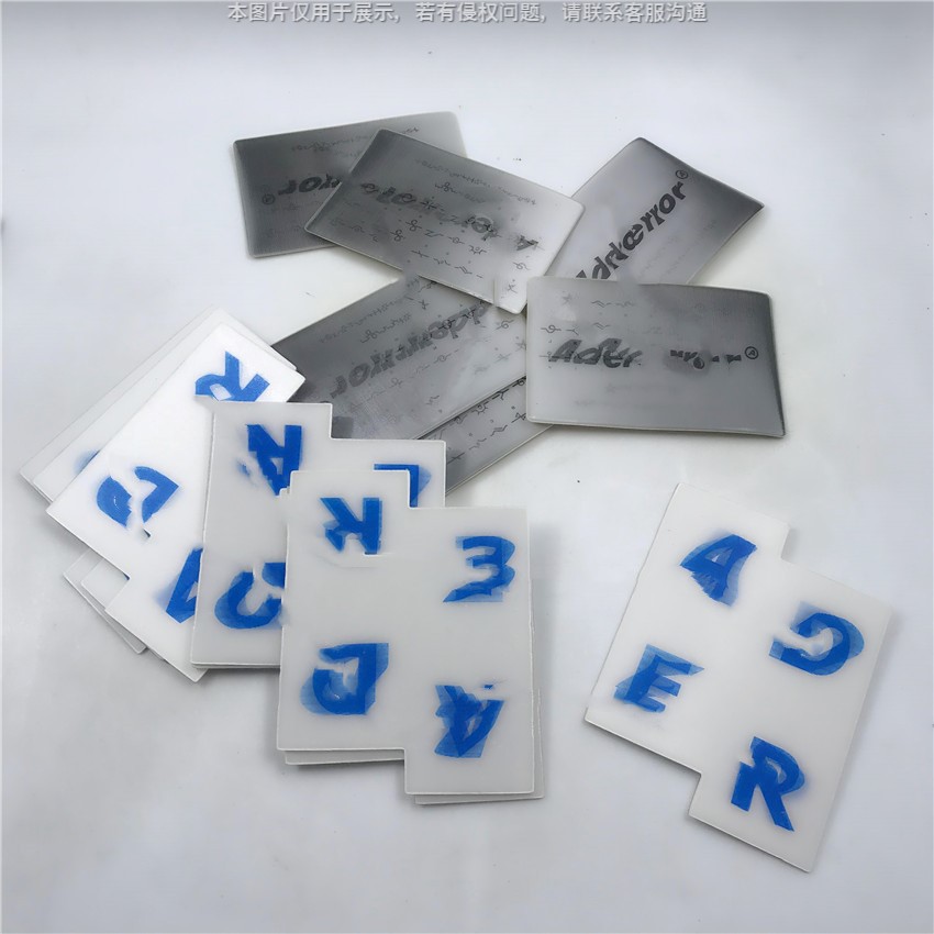 硅胶贴创意标识制作 6D幻景六维立体标牌 ade挂牌 新潮辅料装饰件