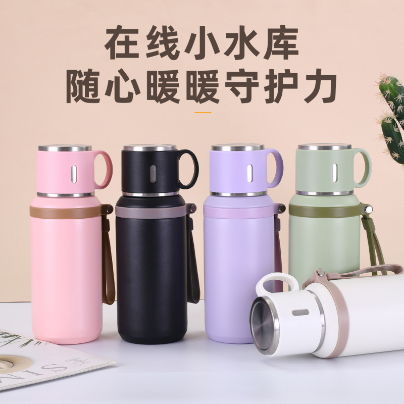 316 taza de aislamiento de acero inoxidable para hombres y mujeres taza de té simple botella de agua de moda de gran capacidad taza de agua portátil nuevo producto