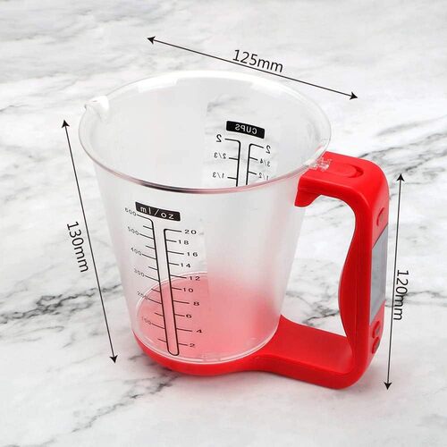 Cross-border electronic measuring cup with scale measuring multi-functional kitchen electronic scale baking nutrition scale