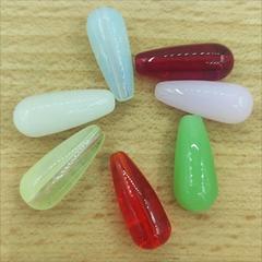 瑠璃水滴玉直孔ビーズdiy通孔水滴ペンダントイヤリング飾り古風材料卸売り