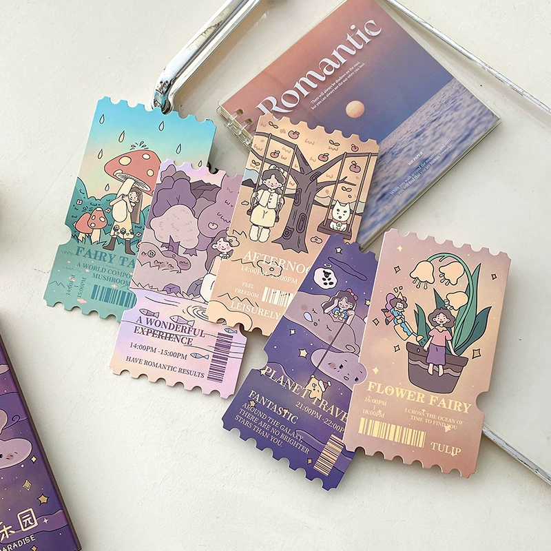 [Первая часть]Receipt открытка Dreamland серия креативная открытка в милой девушке подарок сообщение карта