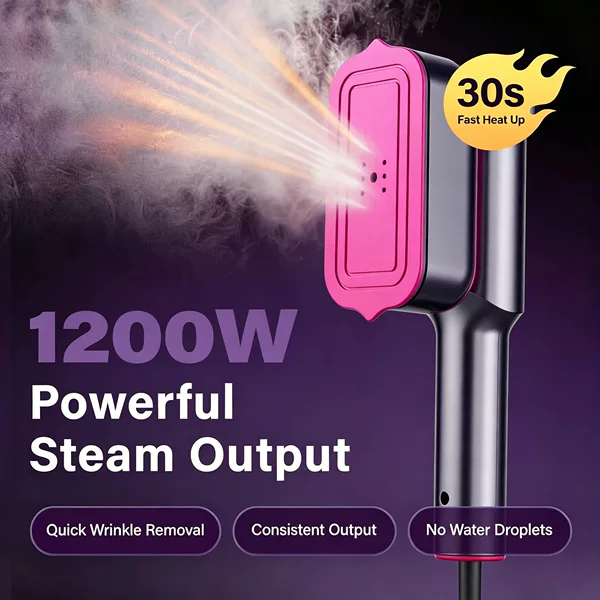 Cross-Border Household Steam Ironing Machine, Small Electric Iron, Portable Handheld Garment Steamer for Business Trips and Travel