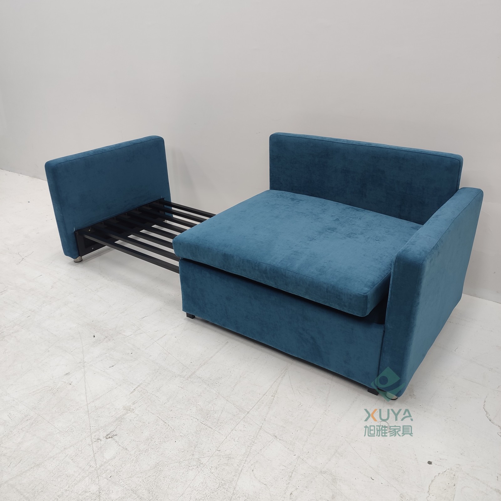 Sofá cama de una persona pequeño apartamento balcón plegable sin lavado tecnología seda desmontable sofá de doble uso
