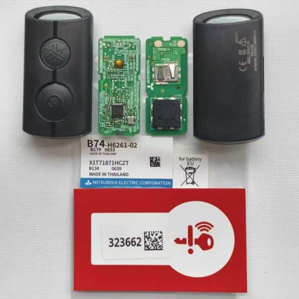 Original remote control key suitable for motorcycles NVX155, NMAX155, 49 chip, 433MHZ