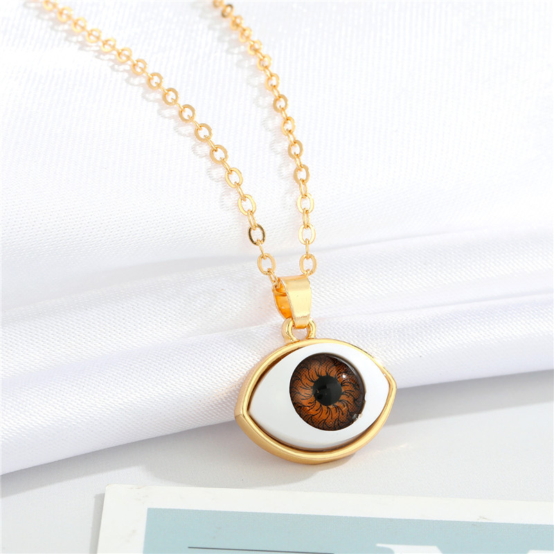 Eye Pattern Wholesale Jewelry Fashion Eye Alloy Necklace