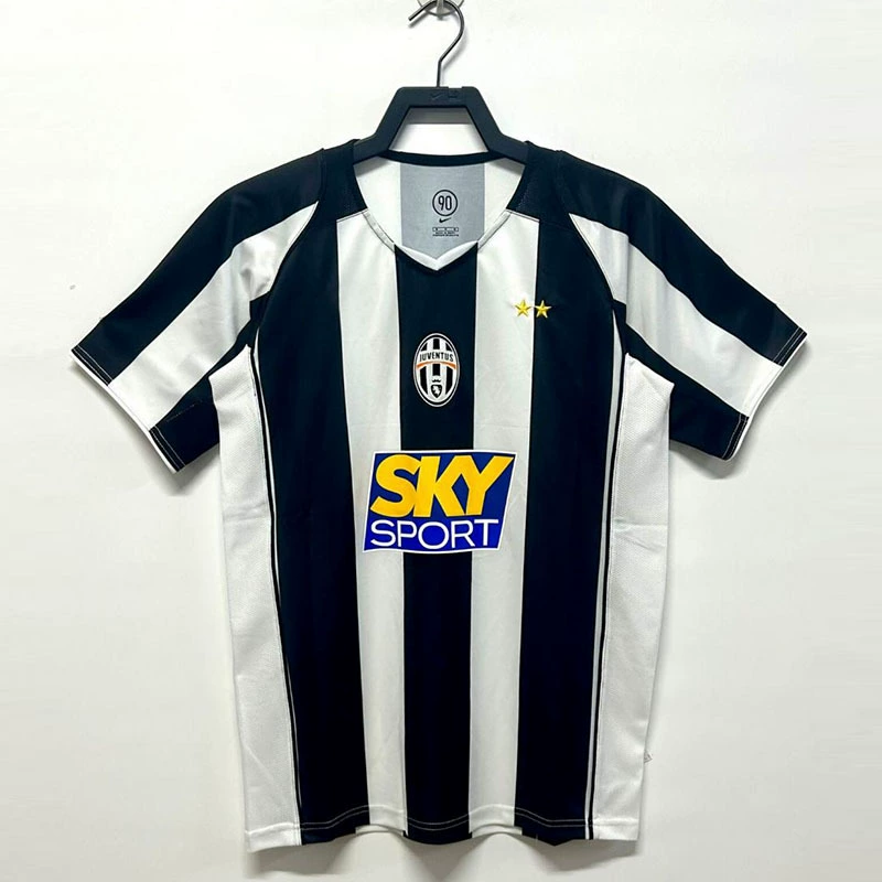 Заводская прямые продажи классической ретро серии Juventus футболка Juventus ретро коротким рукавом футбольная форма