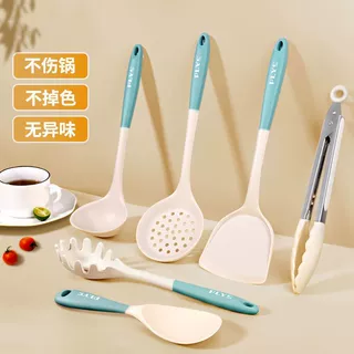 【大量现货】食品级硅胶铲子锅铲不粘锅耐高温铲套装汤勺家用礼品