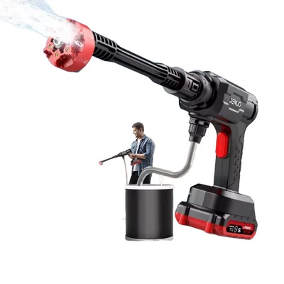 Lithium Battery Super Pressure Cleaning — High pressure car wash water gun
