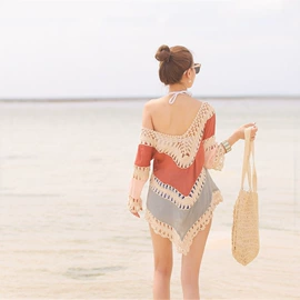 毛衣;沙滩防晒服;沙滩裙