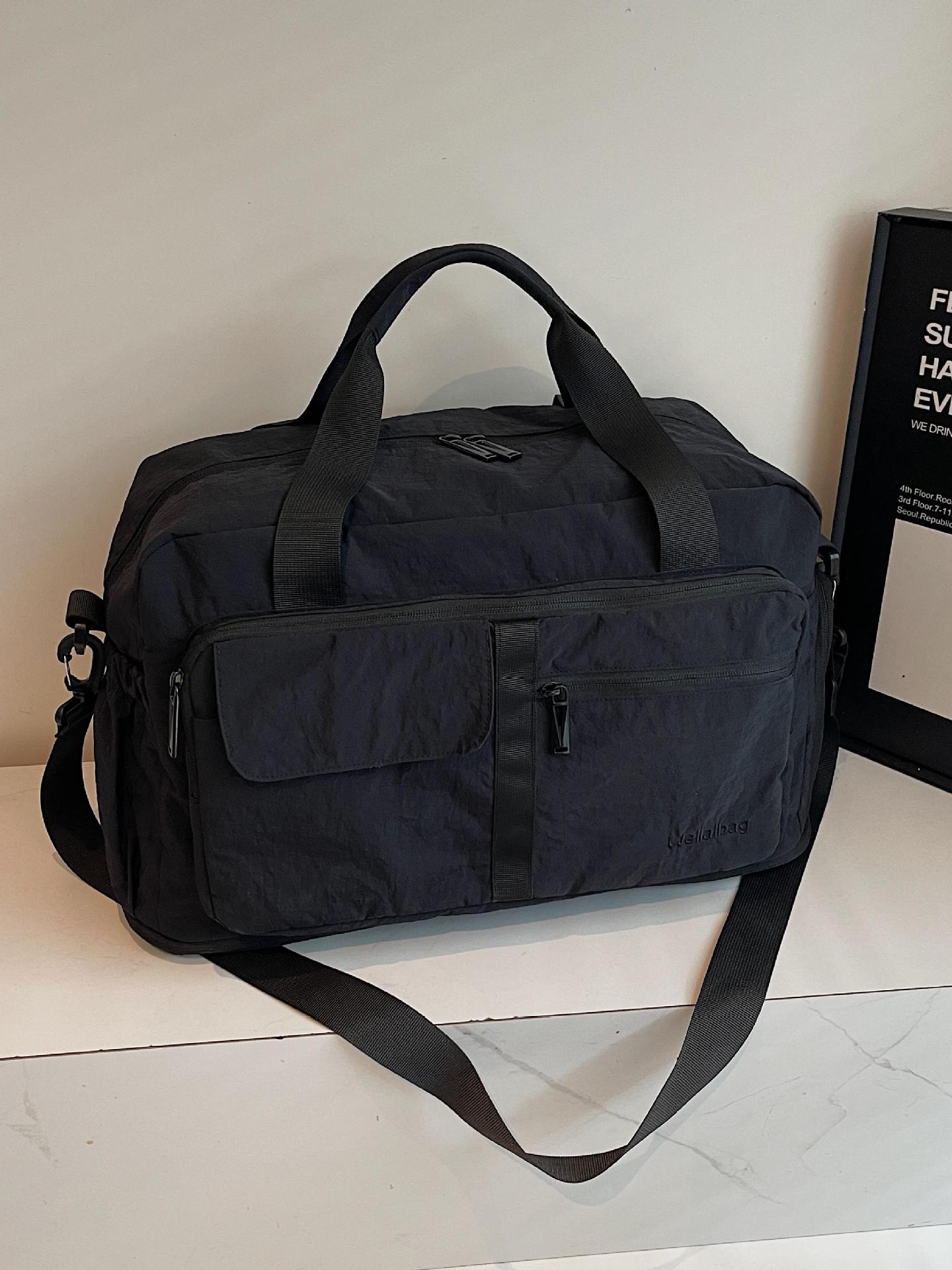 Bolsa de viaje de corta distancia portátil transfronteriza nueva bolsa de almacenamiento portátil de gran capacidad bolsa de yoga de fitness al aire libre bolsa de lona mujer