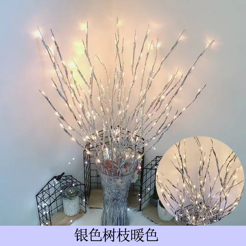 LEDシミュレーション生け花の木の枝のライトはアイデアネットの赤信号の木の枝の明かりの星の夜の明かりの北欧の部屋を飾って木の明かりを飾ります。|undefined