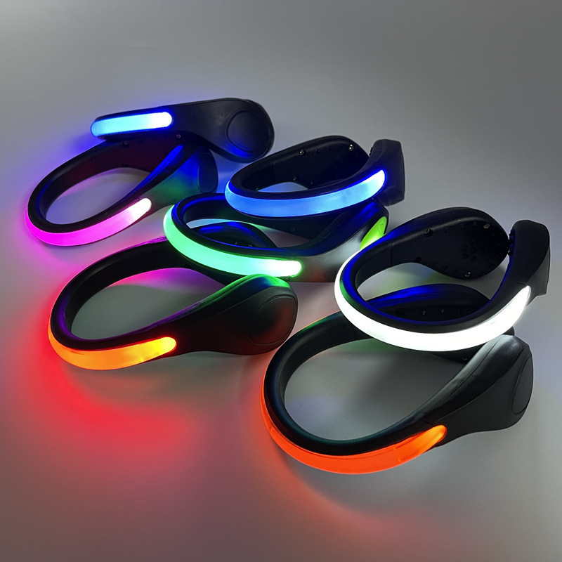 Factory Wholesale Led Light-Up Shoe Clip Lights, Safety Warning Flashing Shoe Lights for Night Running and Outdoor Sports, Custom Logo