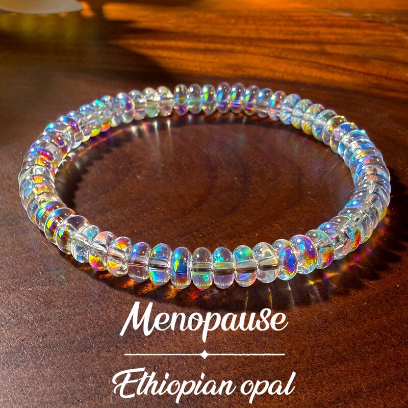Temu Hot Sale Opal Menopause Laser Ethiopian Opal Natural Stone Beaded Bracelet Temu Hot Sale Opal Menopause Laser Ethiopian Opal Natural Stone Beaded Bracelet