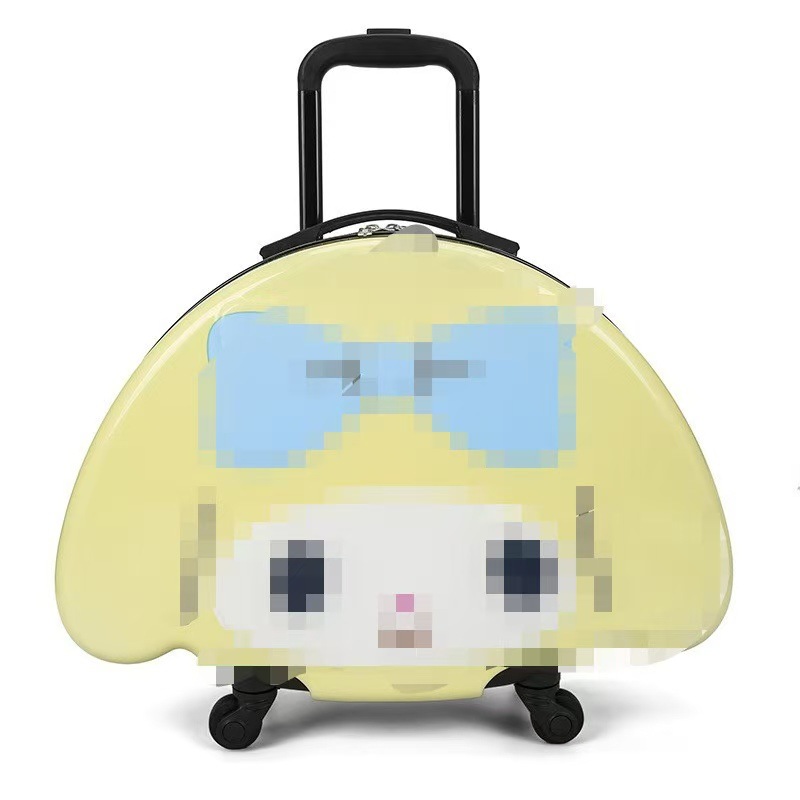 2024 nuevos niños de equipaje gran capacidad universal rueda trolley 3D patrón dibujos animados maleta fábrica al por mayor