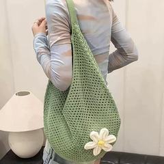 大容量包包女2025新款百搭单肩海边度假沙滩包编织草编通勤托特包