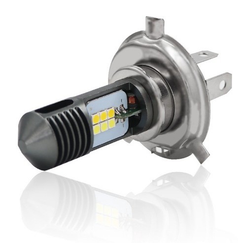 Motocicleta H4 tres garras H6 una sola garra blanco amarillo vehículo eléctrico luces de motocicleta H6 bombillas de doble garra