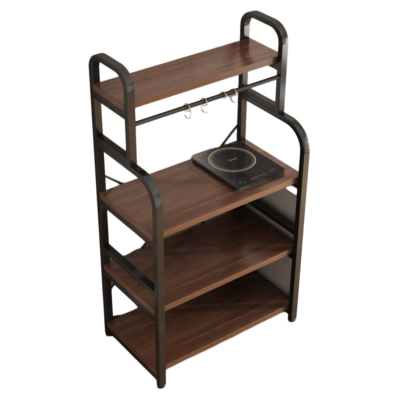 Estante de almacenamiento de libros de tablero de madera